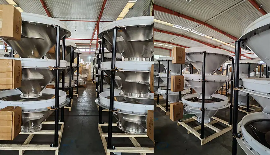 Batch of VRV Bin Activators Finished Products Ready for Shipment